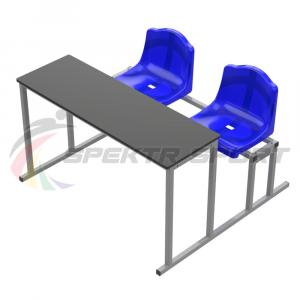 Купить Стол судейский с пластиковыми сиденьями в Унече 