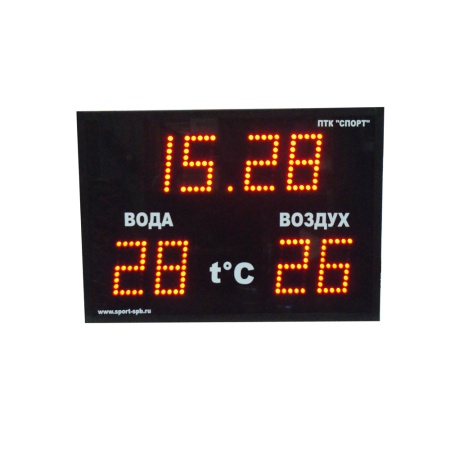 Купить Часы-термометр СТ1.13-2t для бассейна в Унече 